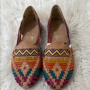 MEXICANA Multicolor Woven Flats